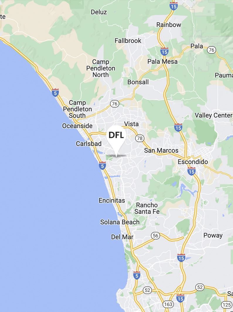 Our Location on a Map